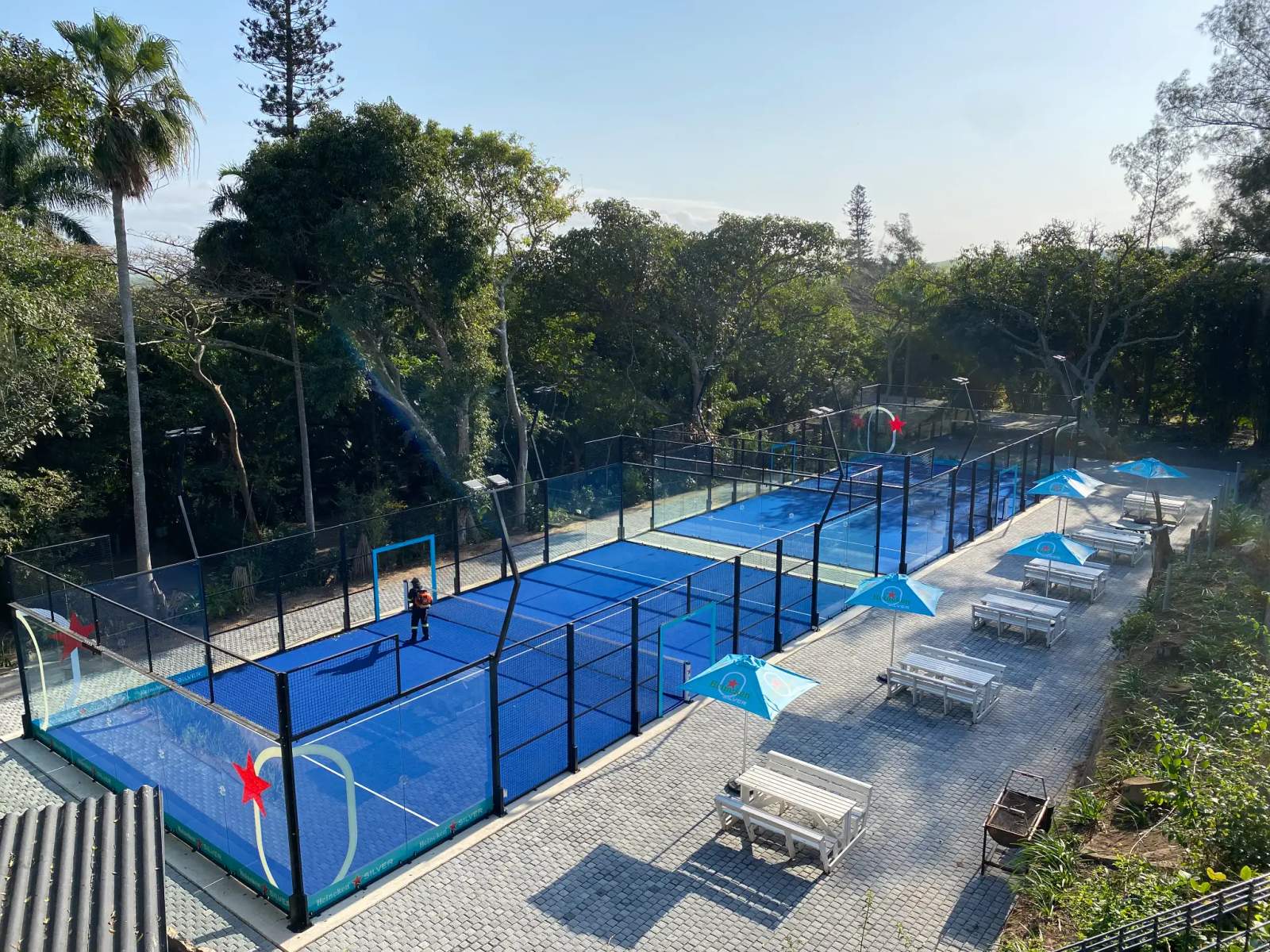 Padel at Zinkwazi Lagoon Lodge.